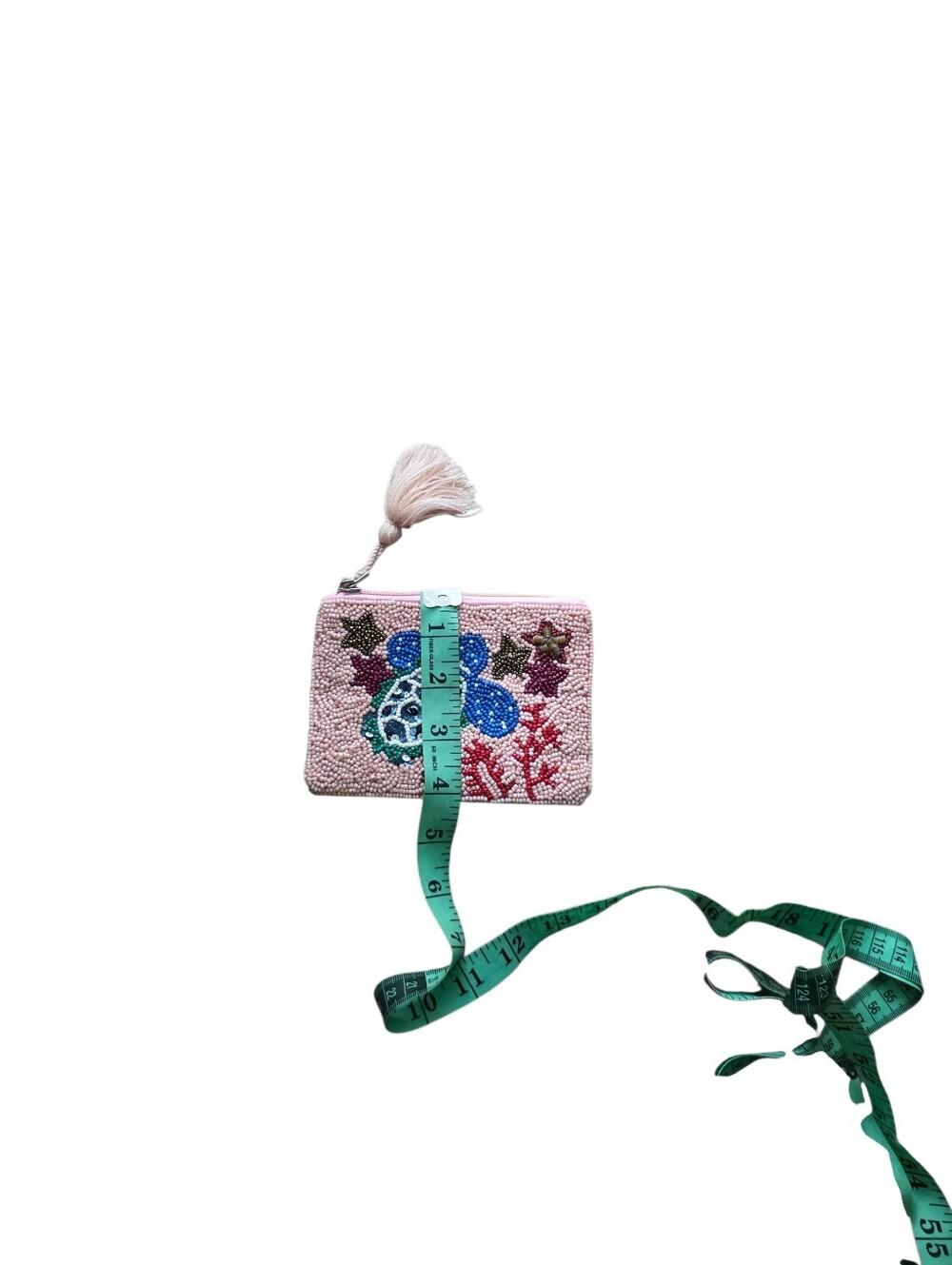 America & Beyond Embellished Beach Themed Coin Pouch - Picture 4 of 6